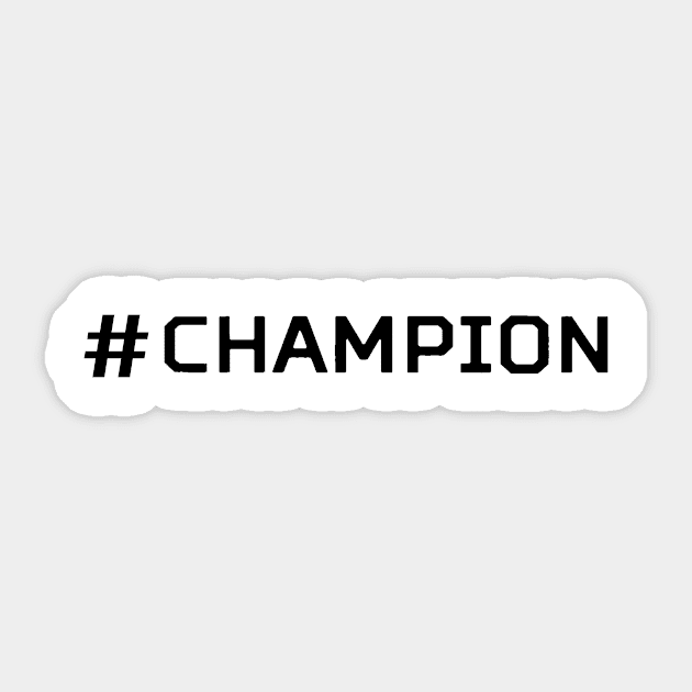 Champion Sticker by InTrendSick